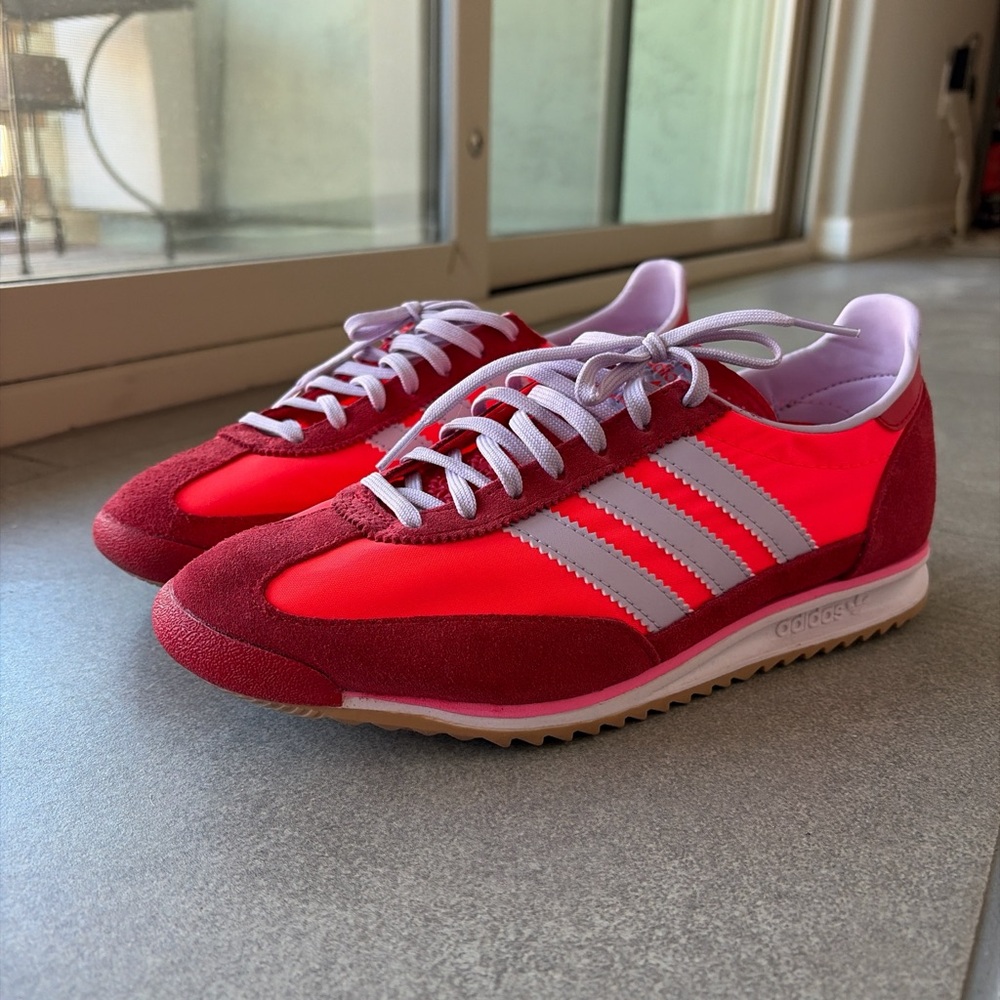 Adidas SL OG 72 Red/Orange sz 9 Sneakers - Picture 2 of 5